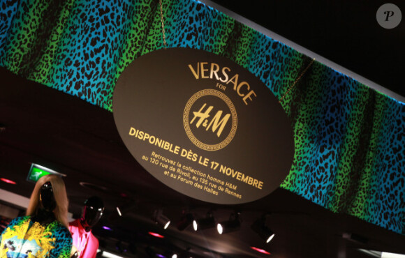Soirée  shopping party de H&M pour le lancement de la collection Versace. Le  16 novembre 2011