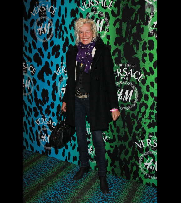 Ellen von Unwerth ﻿﻿lors de la soirée  shopping party de H&M pour le lancement de la collection Versace. Le  16 novembre 2011