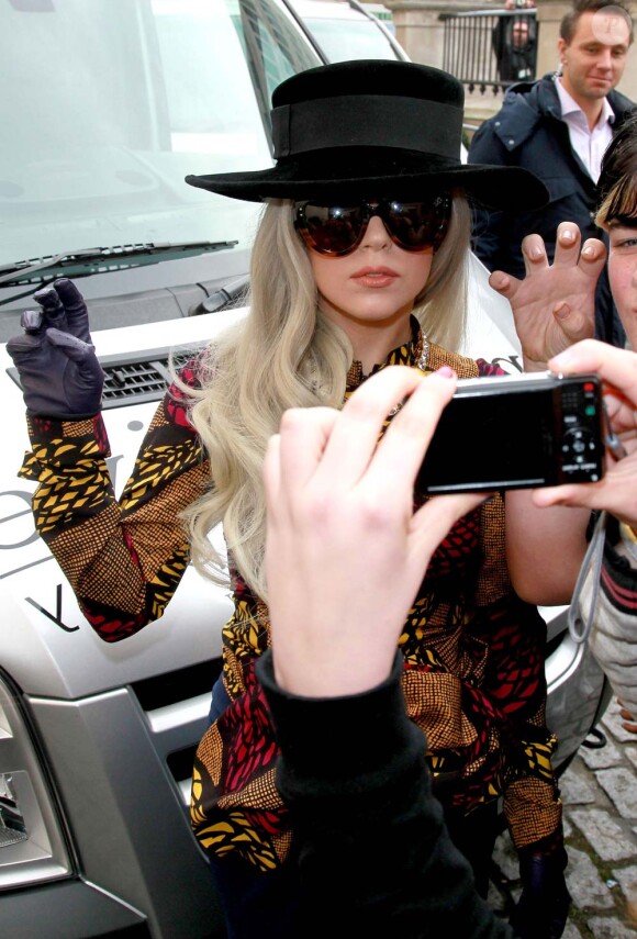 Lady Gaga à Londres, le 17 novembre 2011.