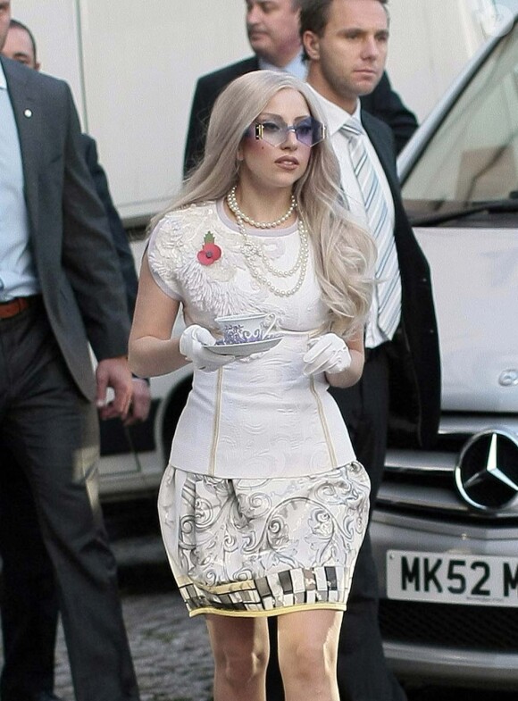 Lady Gaga à Londres, le 13 novembre 2011.