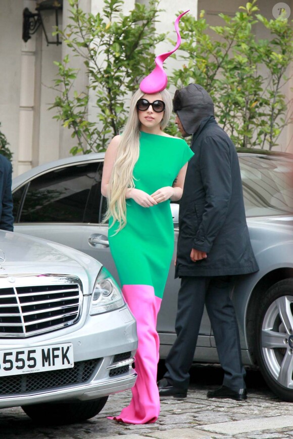 Lady Gaga à Londres, le 16 novembre 2011.