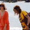 Steven Tyler et Erin Brady en vacances à Maui (Hawaï), le 16 novembre 2011.