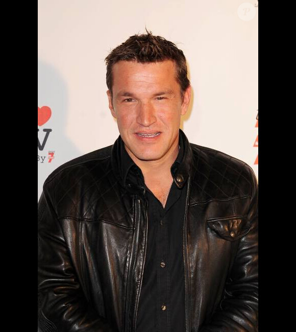 Benjamin Castaldi pose à Paris, en juin 2010.