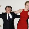 Roman Polanski et Kate Winslet à l'avant-première de Carnage, à Paris le 20 novembre 2011.