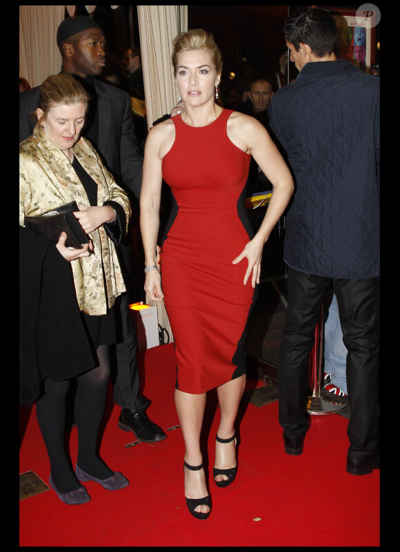Kate Winslet à l'avant-première de Carnage, à Paris le 20 novembre 2011.