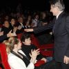 Roman Polanski et sa femme Emmanuelle Seigner à l'avant-première de Carnage à Paris, le 20 novembre 2011.