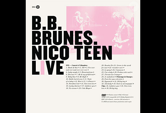 BB Brunes - Nico Teen Live - octobre 2011.