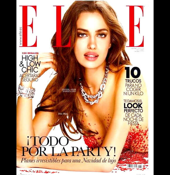 Couverture du magazine ELLE avec Irina Shayk