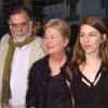 Francis Ford Coppola, sa femme Eleanor et ses enfants Sofia et Roman, à Cannes, le 16 mai 2002 à Los Angeles.