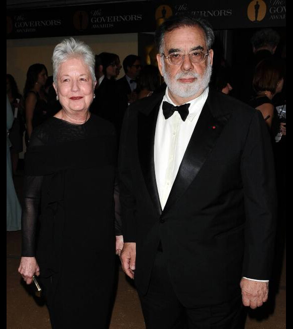 Francis Ford Coppola et sa femme Eleanor à Los Angeles, le 13 novembre 2012.