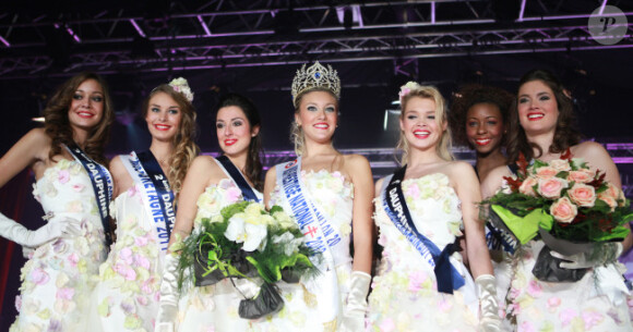 Christelle Roca, Miss Prestige National 2012, le dimanche 4 décembre 2011 à Divonne-les-Bains, lors de son sacre.