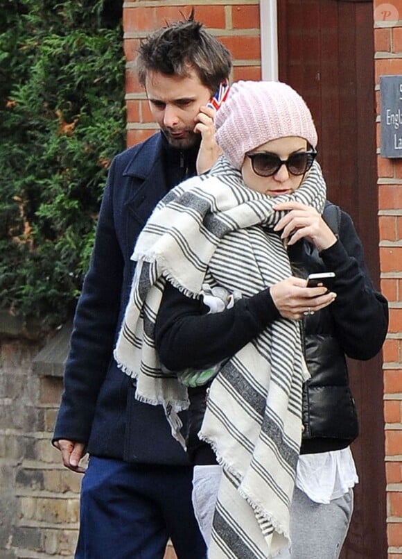 Kate Hudson et son chéri Matthew Bellamy se rendent au sport à Londres le 6 décembre 2011