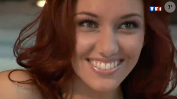 Delphine Wespiser, Miss France 2012, lors d'un shooting en décembre 2011