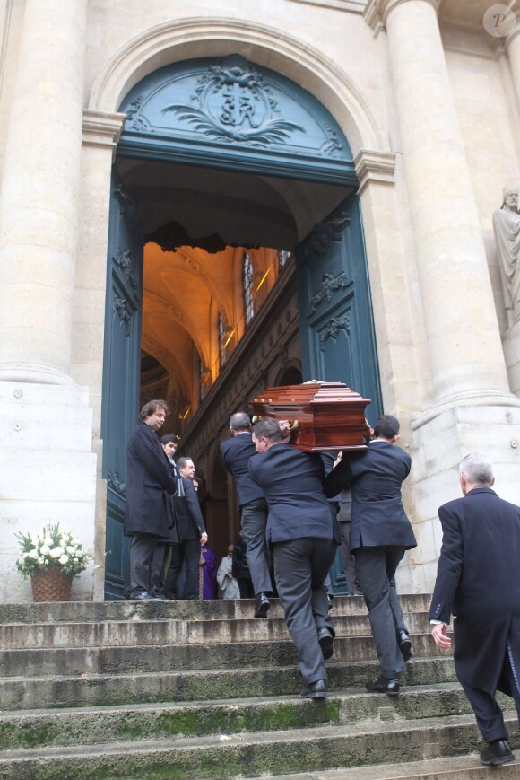 Obsèques de François Lesage. Le mercredi 7 décembre 2011 à Paris. Eglise Saint-Roch.