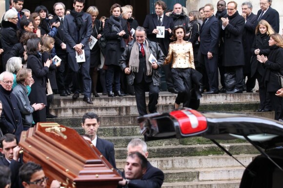 Grande émotion aux obsèques de François Lesage. Le mercredi 7 décembre 2011 à Paris. Eglise Saint-Roch.