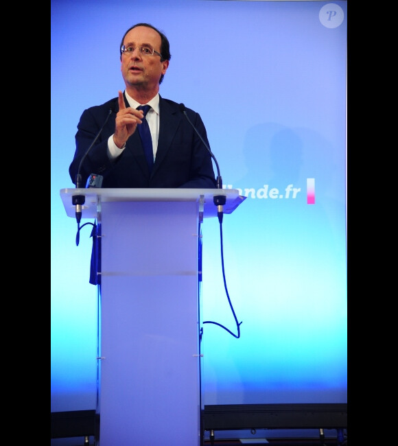 François Hollande en novembre 2011 à Vaujours