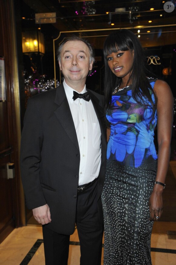 Philippe Chevallier et sa femme lors de la 35ème édition des Best Awards à Paris le 11 décembre 2011