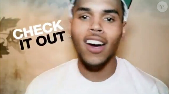 Chris Brown dans la pub pour MegaUpload