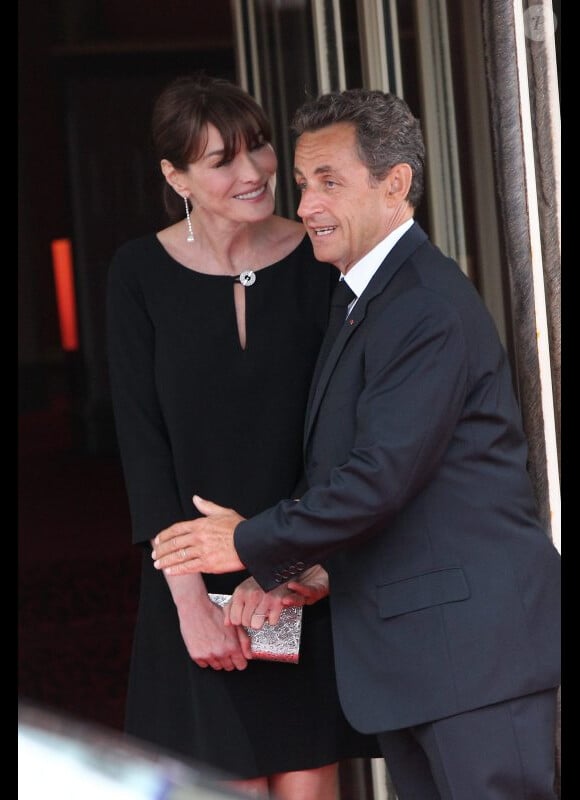 Nicolas Sarkozy et Carla Bruni-Sarkozy en mai 2011