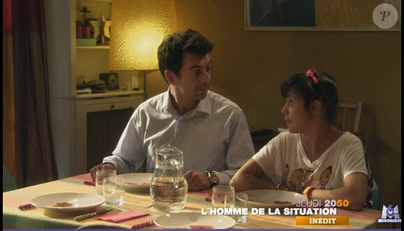Stéphane Plaza dans son premier rôle, L'homme de la situation, jeudi 15 décembre 2011, sur M6