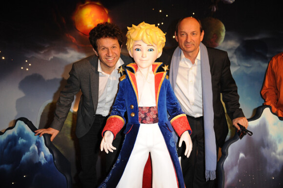 Le Petit Prince a pris ses quartiers au Musée Grévin le 14 décembre 2012 à Paris sous les yeux d'Olivier d'Agay, petit neveu d'Antoine de Saint-Exupéry et Aton Soumache, patron de Method Animation