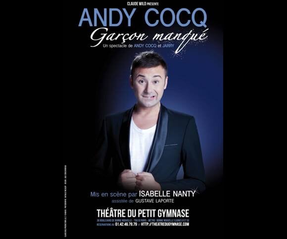 Andy Cocq revient le 10 janvier 2012 avec un one-man show sur la scène du Théâtre du Gymnase, à Paris.