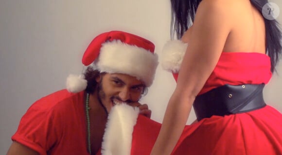 Daniel est un vrai coquin dans la vidéo promo pour la soirée Secret Christmas Story au Six Seven le 23 décembre 2011 à Paris