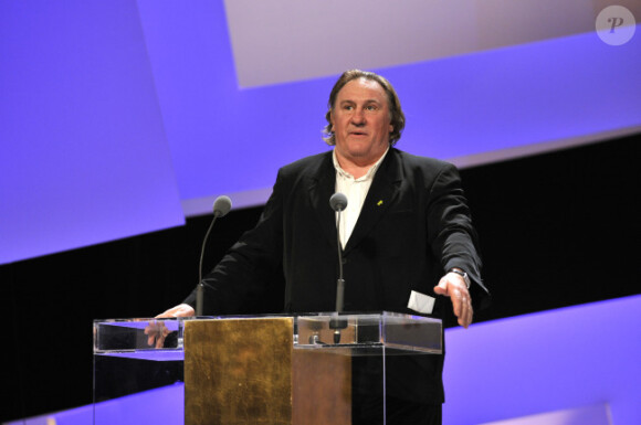 Gérard Depardieu, le 27 février 2010 à Paris.