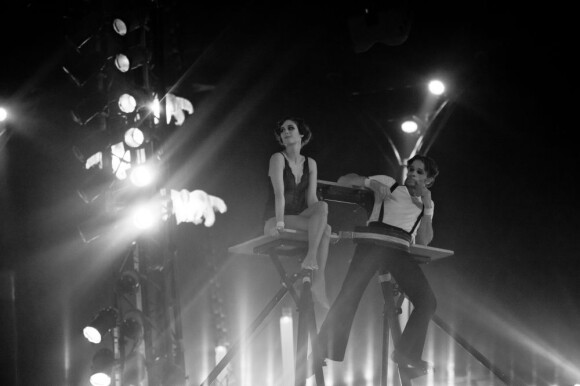 Mélanie Bernier lors du 50e Gala de l'Union des Artistes le 21 novembre 2011 au cirque Alexis Grüss