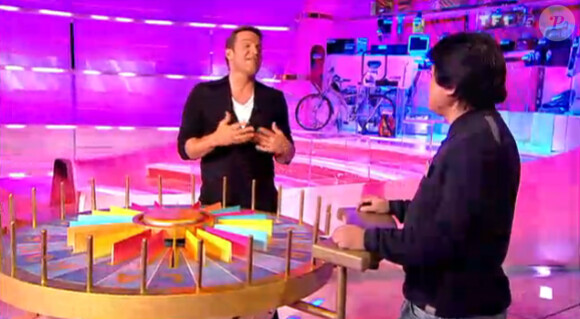 Benjamin Castaldi dans la nouvelle version de La Roue de la Fortune le lundi 2 janvier 2011 sur TF1 à 11h05