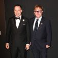 Elton John et David Furnish à Londres le 29 octobre 2011 