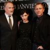 David Fincher, Daniel Craig et Rooney Mara présentent Millénium : Les hommes qui n'aimaient pas les femmes à Paris, le 3 janvier 2012.