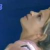 Isabelle Patissier lors de la coupe du monde d'escalade en 1995