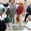 Après le port de Sohar, la reine Beatrix, le prince Willem-Alexander et la princesse Maxima des  Pays-Bas ont visité la forteresse de Nakhal le 11 janvier 2012, lors de leur visite officielle de trois jours au sultanat  d'Oman.