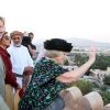 Après le port de Sohar, la reine Beatrix, le prince Willem-Alexander et la princesse Maxima des  Pays-Bas ont visité la forteresse de Nakhal le 11 janvier 2012, lors de leur visite officielle de trois jours au sultanat  d'Oman.