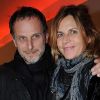 Charles Berling et Virginie Couperie au concert de julien Clerc Palais des Congrès de Paris, le 13 janvier 2012.