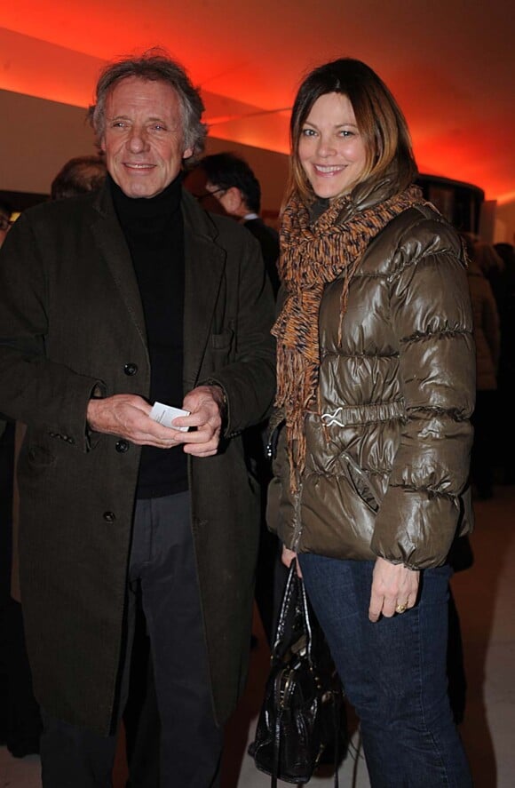 Alexandra Kazan et son compagnon François Bernheim au concert de Julien Clerc Palais des Congrès de Paris, le 13 janvier 2012.