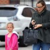 Jennifer Garner et sa fille Violet, à Los Angeles le 14 janvier 2012.