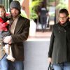 Jennifer Garner, Ben Affleck et leur fille Seraphina à Los Angeles, le 14 janvier 2012.