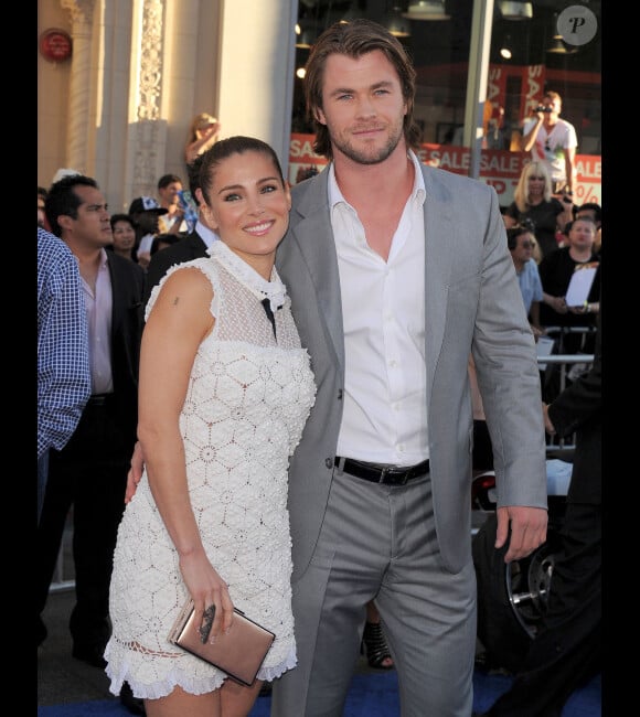 Elsa Pataky et Chris Hemsworth à Los Angeles le 19 juillet 2011