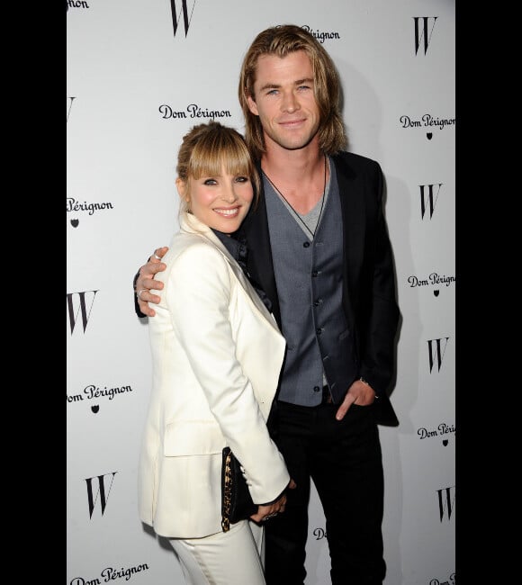 Elsa Pataky et Chris Hemsworth en janvier 2012 à Los Angeles 