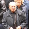 Jean-Marc Thibault lors des obsèques de Rosy Varte, en l'église arménienne à Paris, le 19 janvier 2012.