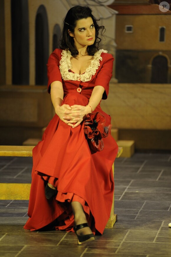 Rachel Arditi, soeur de Pierre Arditi, dans une pièce de théâtre en mars 2011