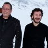 Jean Reno et Michaël Youn lors de la cérémonie de cloture du 15e Festival international du film de Comédie de l'Alpe d'Huez le samedi 21 janvier 2012
