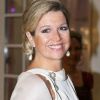 La princesse Maxima des Pays-Bas honorait le 23 janvier 2012 le dîner de gala marquant le 50e anniversaire de la Chambre de commerce américaine aux Pays-Bas, à l'Hôtel de Ville de La Haye.