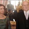 Le 24 janvier 2012, au palais royal et en présence de Felipe et Letizia, le roi Juan Carlos et la reine Sofia d'Espagne recevaient les ambassadeurs étrangers.