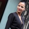 Noémie Lenoir à son arrivée au défilé Haute Couture Jean-Paul Gaultier. Le 25 janvier 2012 à Paris