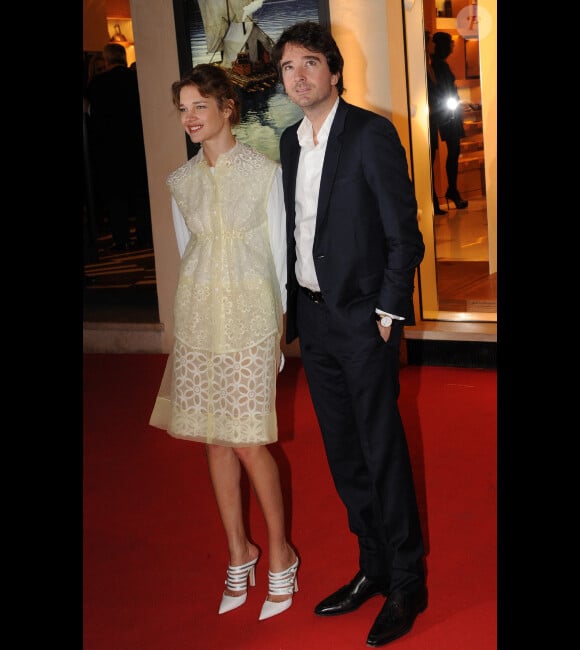 Natalia Vodianova et Antoine Arnault lors de l'inauguration de la "Maison Rome Étoile", nouvelle boutique Louis Vuitton à Rome, le 27 janvier 2012