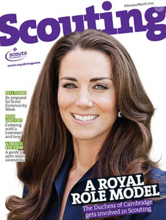 A peine ses patronages et son engagement auprès des scouts britanniques révélés, Kate Middleton se retrouve en couverture de la revue Scouting, avec un article dithyrambique en pages intérieures.