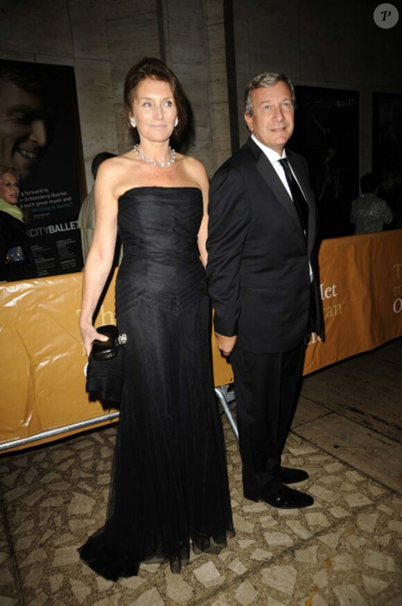 Cécilia et Richard Attias à New York le 27 septembre 2010.